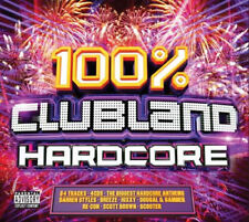 Various - 100% Clubland Hardcore (4xCD, Comp, Mixed, Dig)