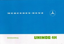 Unimog Operating Instructions