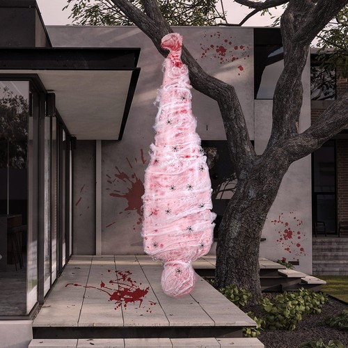 Halloween fake corpse garden - halloween,