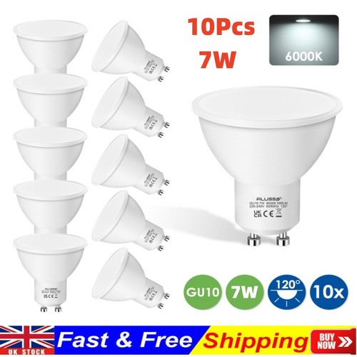 Pack gu10 led bulbs 7w - gu10,