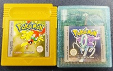 Pokemon Gold and pokemon crystal  Version Nintendo Gameboy UK PAL