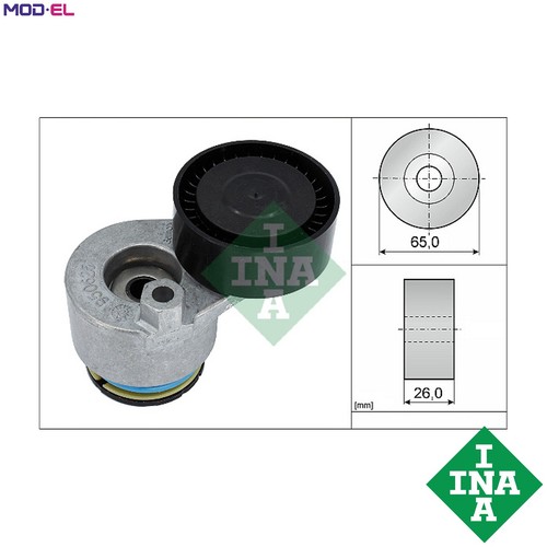 Belt tensioner vribbed - belt,