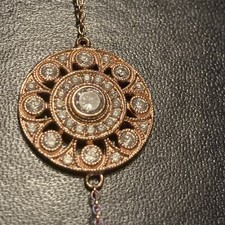 Van Peterson at Debenhams Sterling Silver (rose Gold Colour) Delicate Bracelet