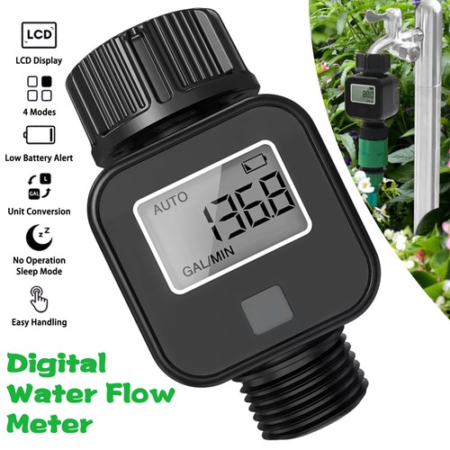 Digital water flow meter - flow,