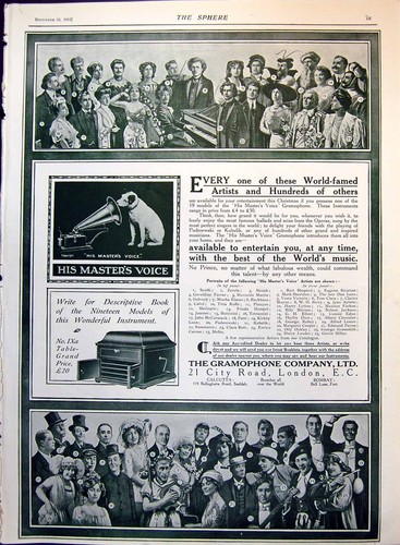 Antique old print gramophone - antique,