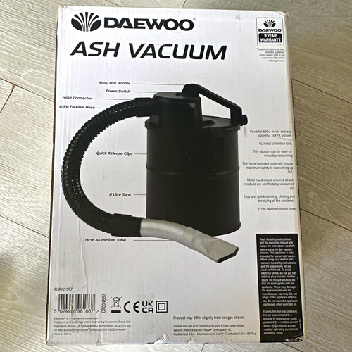 Daewoo ash vacuum 600w - ash,
