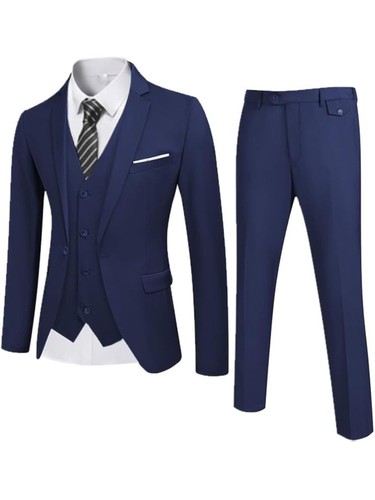 Nwt men classic navy piece - classic, 3-piece
