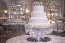 Crystal Chandelier Cake Stand
