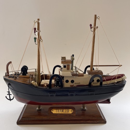 Vintage model boat french - vintage,