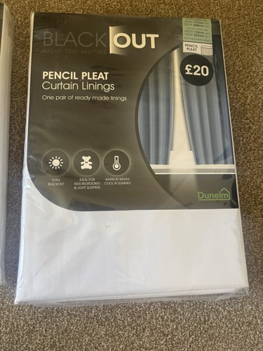 Dunelm blackout pencil pleat - dunelm,