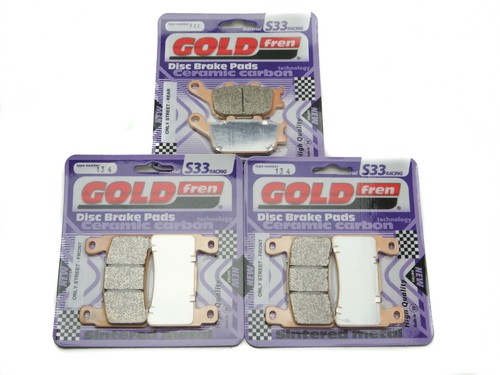 Goldfren s33 brake pads front - s33,