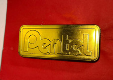 Pentel 3 Pen Black, Green & Yellow in Gold Color Case