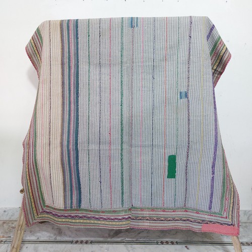 Vintage kantha quilt handmade - vintage,