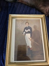 Lester Piggott Autograohed