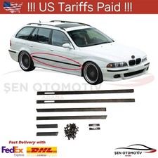 Body Side Door Molding Trim Set for BMW E39 M5 Touring Wagon 1995-2003