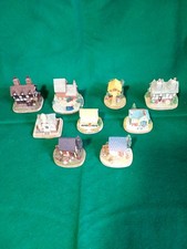 Vintage Collection 9 Tetley Tea Cottages Ceramic Ornaments Message Your Request