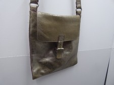 Ladies Boden champagne leather cross body bag (see desc)