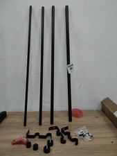 VEVOR Curtain Rods Adjustable Length Round Finials