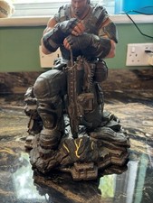 Gears Of War 3 Marcus Fenix Statue Model Epic Collectors Edition Xbox 11" Rare 