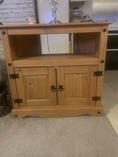 corona mexican pine corner tv unit