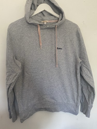 Barbour grey pullover hoodie - pullover,