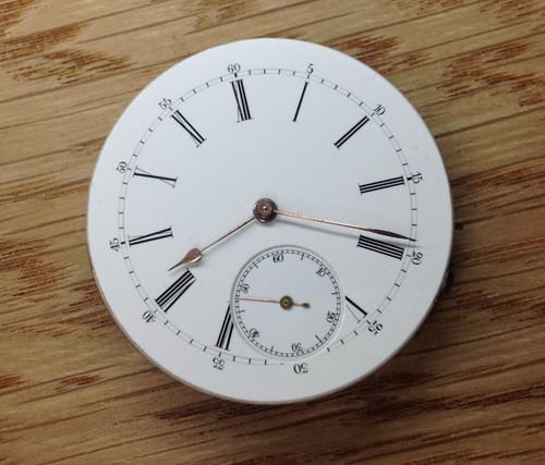 Antique hunter pocket watch - pocket,