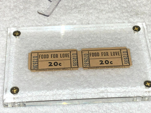 Woodstock 1969 food for love - for,