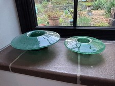 Two Vintage Nazeing Glass Posy