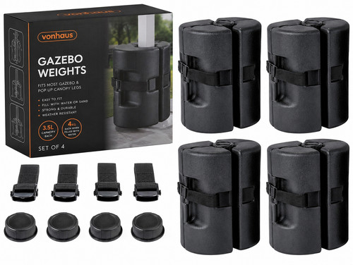 Vonhaus gazebo weights set - weights,