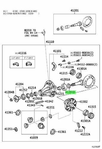 Genuine toyota differential - genuine,