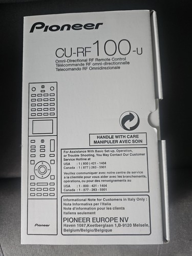 Pioneer 100u remote - pioneer,