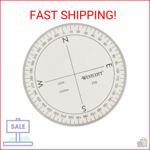 Westcott 360 degree compass - westcott, 360-degree