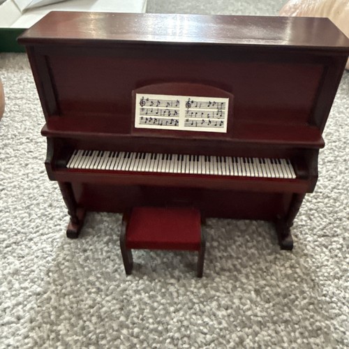 Piano stool for dolls house - piano, &