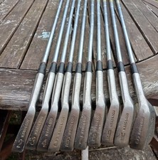 Set of H Bird and Sons (HBS) Pinseeker vintage right-handed irons, 2-SW, good co