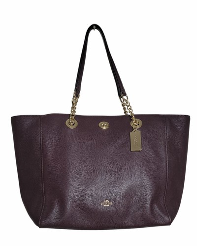 Coach 56830 turnlock chain - coach,