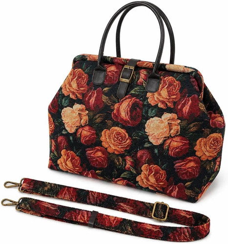 Vintage floral tapestry - floral,
