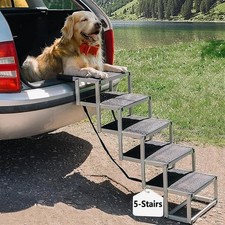 UPGRADED Foldable Dog Car Ramp