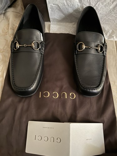 Gucci mens moccasin leather - gucci,