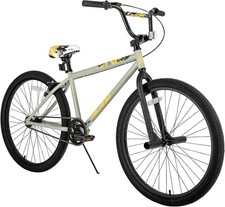 Kids BMX Bike 24/26” Sturdy Steel Frame, Adjustable, 2 Pegs, Beginner to Pro
