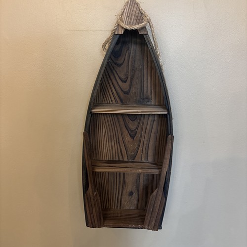 Vintage rustic wood - canoe, boat
