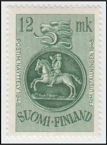 Horse ride lion finland 1948 - lion,