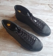 GUCCI BLACK HIGHTOP MENS TRAINERS UK SIZE 8.5 US 9.5 EU 42.5