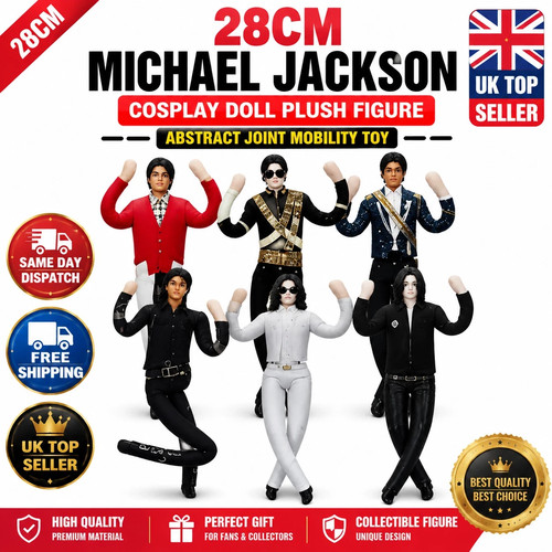 Michael jackson plush figure - plush,