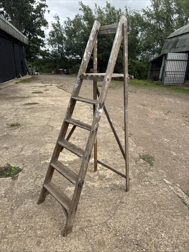 Vintage wooden decorators - wooden, step
