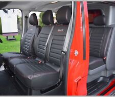 Vauxhall Vivaro Sportive Crew Cab Waterproof Leather Look Tailored Seat Covers