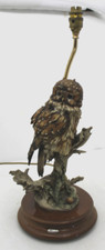 1985 Capodimonte Giuseppe Armani Owl Table Lamp 50cm
