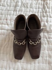 emma hyacinth brown Leather Ankle Shoes Size 4/37 ( Worn Once)