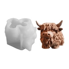 Candle Mold 3D Highland Cow