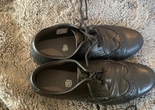 Girl's Clarks Black Leather