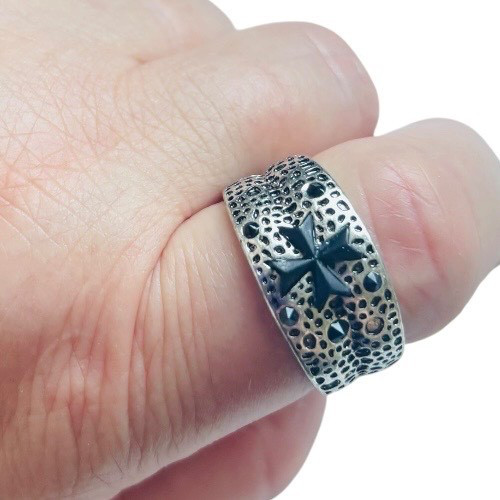 Mens maltese cross ring size - mens, z